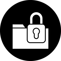 Sticker - Vector Design Data Protection Icon Style