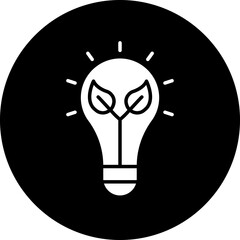 Sticker - Vector Design Eco Bulb Icon Style