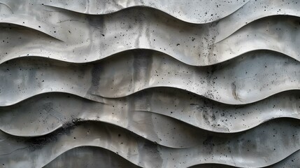 Wall Mural - Wavy surface background