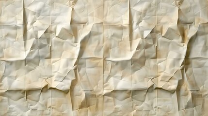 Poster - background with fine grained paper folds texture