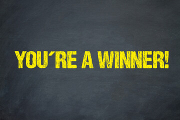 Canvas Print - You´re a winner!	