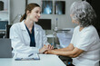 © NINENII - Specialist doctors take care of patient with expertise, advice, discussion and fostering confidence.