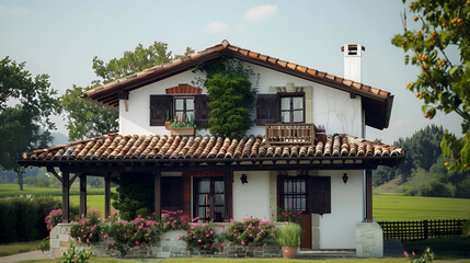 vintage home design for stay in summer holidays time,Typical street and old houses at historical village,Old houses in the historical cultural reserve village
