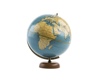 a globe with a map on it