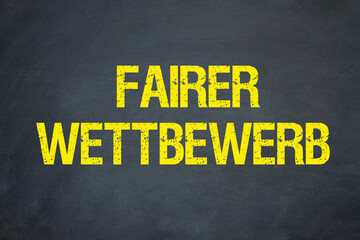 Wall Mural - fairer Wettbewerb	
