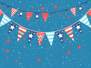 Wall Mural - Vibrant Designs for Independence Day Banners