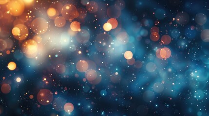 Wall Mural - soft background with abstract bokeh lights