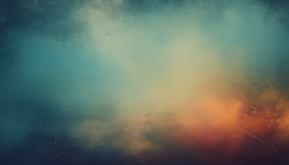 Wall Mural - vintage distressed old photo light leaks film grain dust and scratches texture overlay with vignette