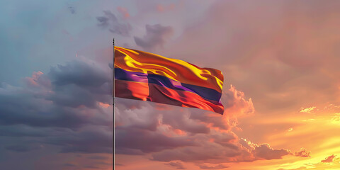 the red and yellow: the flag of armenia as a symbol of the sun and the nation - visualize the flag o