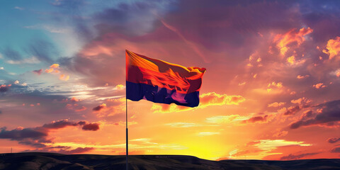 the red and yellow: the flag of armenia as a symbol of the sun and the nation - visualize the flag o