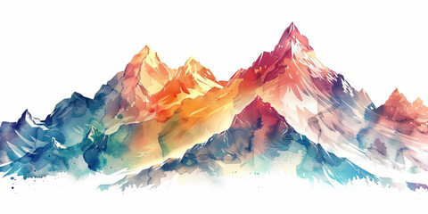 Wall Mural - The Sacred Mountain: Religions as Peaks in a Global Mountain Range - Picture different religions as peaks in a mountain range, each offering a unique perspective and path to spiritual enlightenment