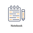 © Hexagon Designes - Notebook vector icon