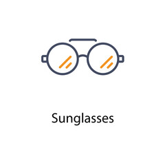 sunglasses vector icon