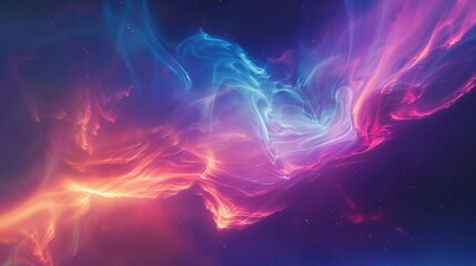 Wall Mural - the arctic air is alive with an otherworldly energy as the aurora borealis ignites the sky with its 