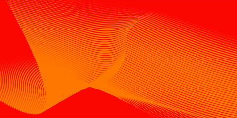 Wall Mural - Dots halftone orange color pattern gradient texture with technology digital background. Dots pop art comics with summer background.