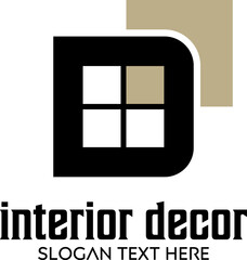 initial decot idea vector logo design