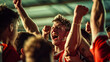 © Graphic Master - A striker celebrates with unrestrained joy after scoring a goal