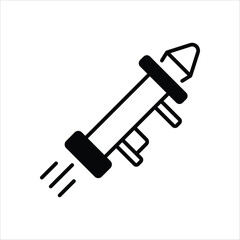 Wall Mural - Launcher vector icon