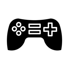 Canvas Print - Game console glyph icon