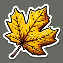 мaple leaf sticker