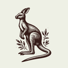 Wall Mural - kangaroo