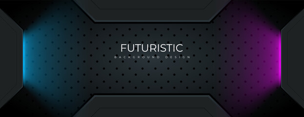 futuristic background with a dark blue and pink color scheme