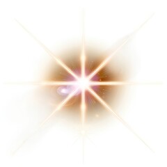 Wall Mural - Lens flare PNG for photo editing
