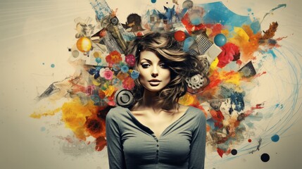 Wall Mural - Collage Art Inspirations