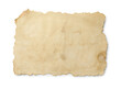 © New Africa - Sheet of old parchment paper isolated on white, top view