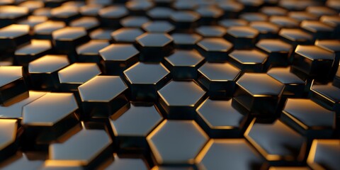 Wall Mural - generate a sleek and abstract hi-tech geometric background, designed for a modern futuristic technol