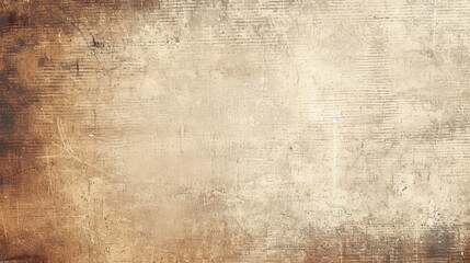 Canvas Print - - features a faded, scratched, and rough surface with a shabby brown background., transparent overla