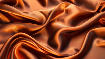 Wall Mural - Orange and Brown silk background