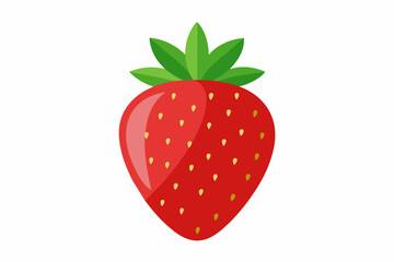 Poster - strawberry fruit vector illustration