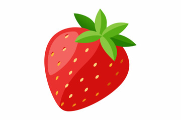 Wall Mural - strawberry fruit vector illustration