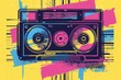 © cff999 - retro boombox vector illustration