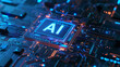 © Artistic Visions - The Spark of Progress: An AI Chip Driving the Future of Technology