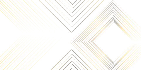 Wall Mural - Abstract golden diagonal lines background .modern technology concept wave line pattern .geometric triangle shapes high tech elegant futuristic concept .