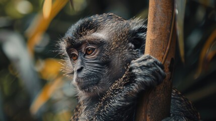 Wall Mural - Brother Monkey at the Zoo