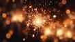 © Voilla - Christmas and New Year party sparkler on bokeh background