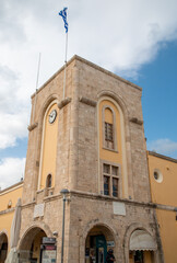 Canvas Print - Casa del Fascio Cinema Teatro of Kos City Kos Island South Aegean Region (Südliche Ägäis) Greece