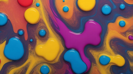 Poster - abstract colorful background