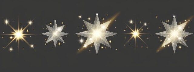 Wall Mural - High-resolution image with sharp focus, capturing the brilliance of holiday lights.