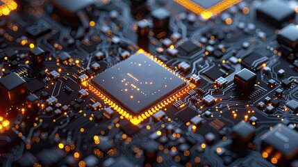 Computing processor, CPU, microchip and electronic circuit board
