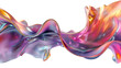 © shahabat - Shiny abstract gradient wave fluid on transparent background