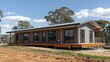 © Justlight - A modular home being p on a remote site demonstrating the versatility and ability to construct homes in rural or hardtoreach locations.