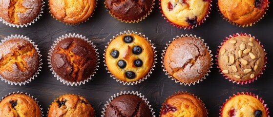 Muffins fresh out of the oven, with crispy tops and soft, moist centers, ready to be enjoyed