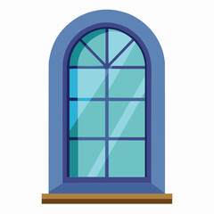 Wall Mural - window in a wall