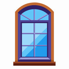 Wall Mural - window in a wall