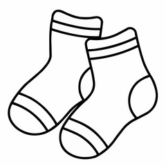 Wall Mural - pair of socks