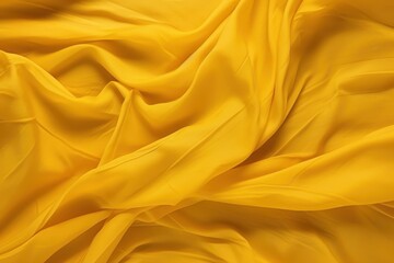 Canvas Print - Vibrant yellow fabric texture